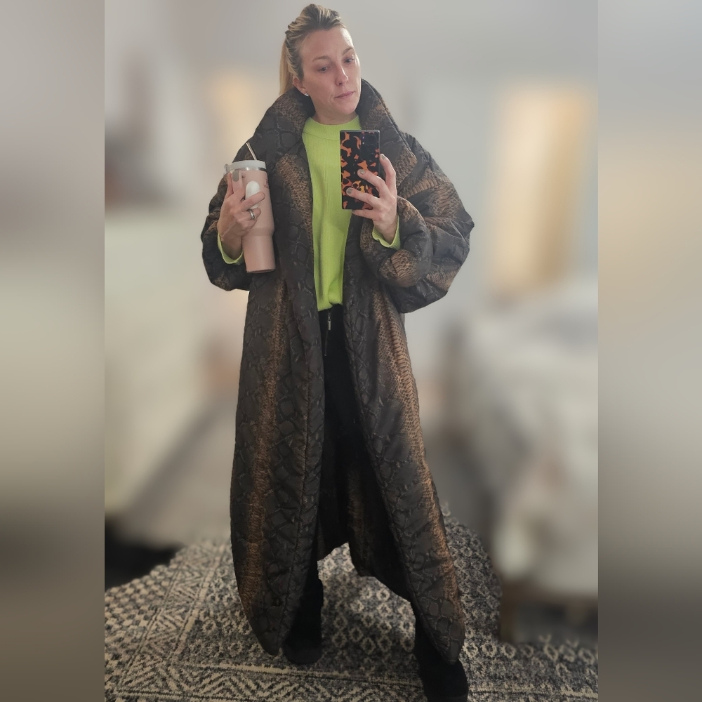 Norma Kamali Oversized Sleeping Bag Coat Long - Picture 3 of 6